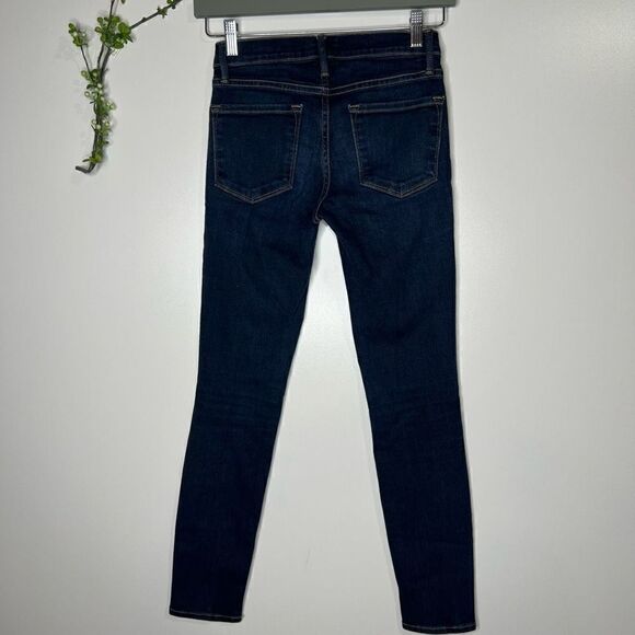 Frame Denim Dark Blue Skinny Jeans - Picture 6 of 10